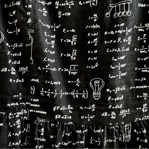 Math Retrolicious Dress Rockabilly Style size M - Picture 3 of 4